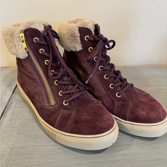 Cougar, Women's‎ Waterproof  Dublin Suede Boot, Dublin Wine, Size 8. - Picture 1 of 11
